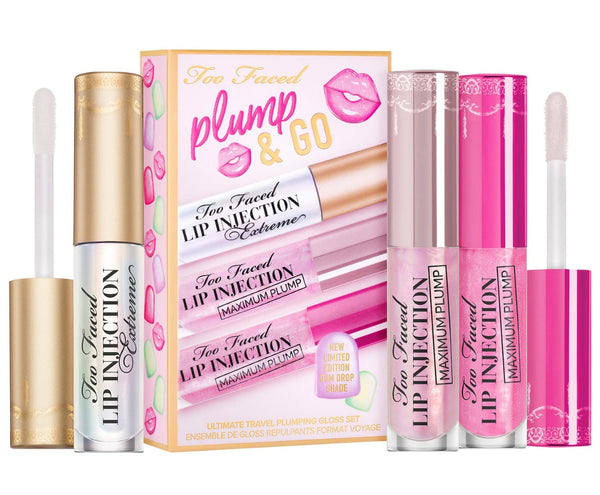 Too Faced - Mini Plump & Go Ultimate Travel Plumping Gloss Set *Preorder*