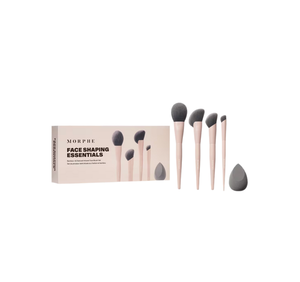 Morphe - Face Shaping Essentials Bamboo & Charcoal-Infused Face Brush Set *Preorder*