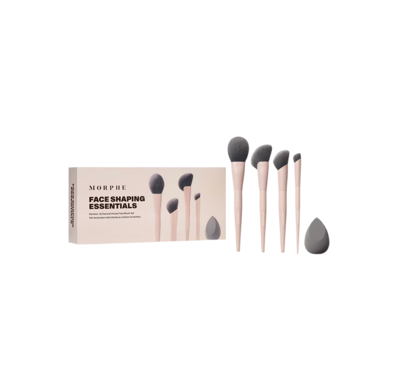 Morphe - Face Shaping Essentials Bamboo & Charcoal-Infused Face Brush Set *Preorder*