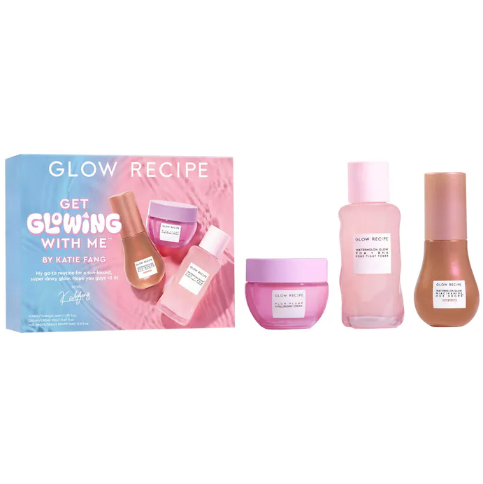 Glow Recipe Get Glowing With Me™ Kit by Katie Fang with Hue Drops Tinted Serum *Preorder*