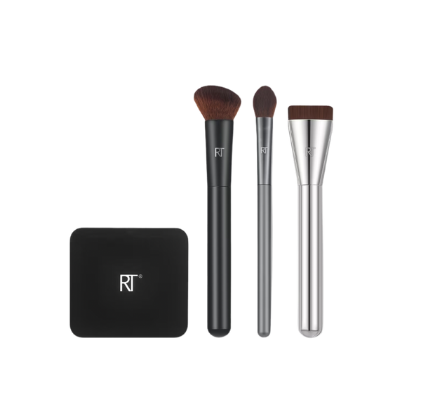 Real Techniques Chrome Era It's Giving Base Makeup Brush Set *Preorder*