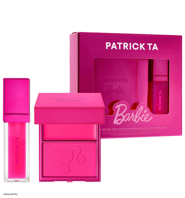 Patrick Ta x Barbie Blush Duo and Lip Plumper Set *Preorder*