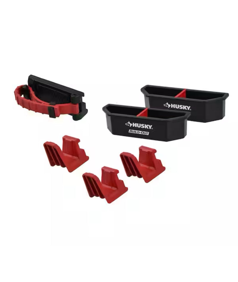 Husky
Build-Out 6 Pc. Modular Tool Storage Accessory Set *Preorder*