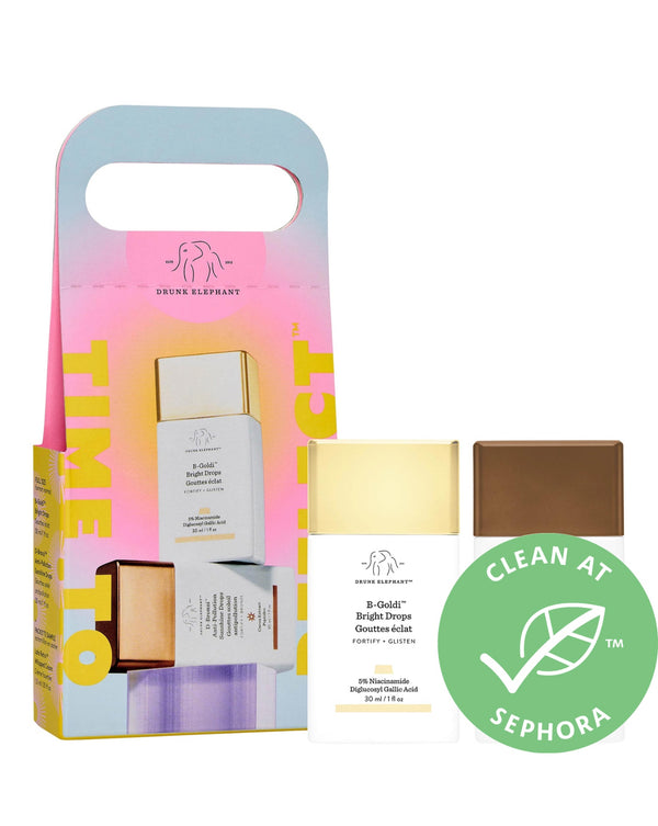 Drunk Elephant - Time to reflect Bronze and Brighten Serum Duo *Preorder*