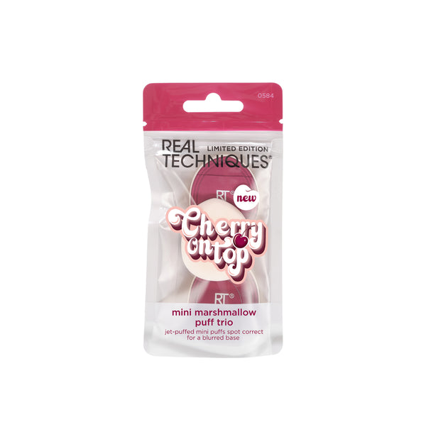 Real Techniques - Cherry On Top Mini Marshmallow Puff Trio *Preorder*