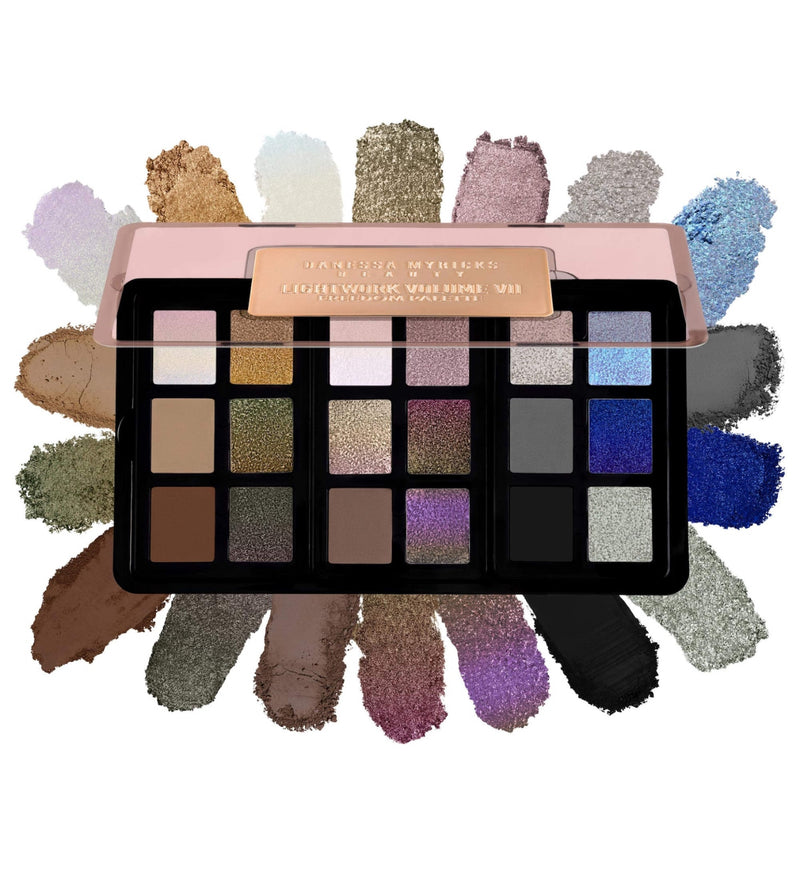 Danessa Myricks Beauty - Ligthwork VII The Freedom Makeup Palette: Magnetic, Customizable, Stackable Palette with Illuminating Pigments for Eyes, Face & Lips *Preorder*