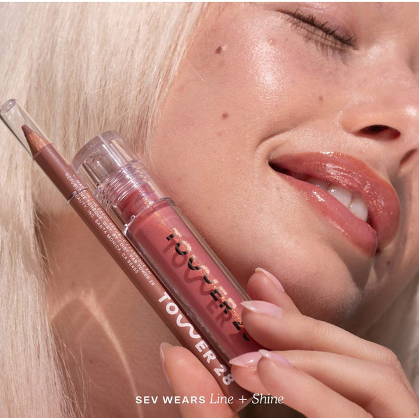 Tower 28 - Line + Shine Lip Liner and Lip Gloss Set *Preorder*