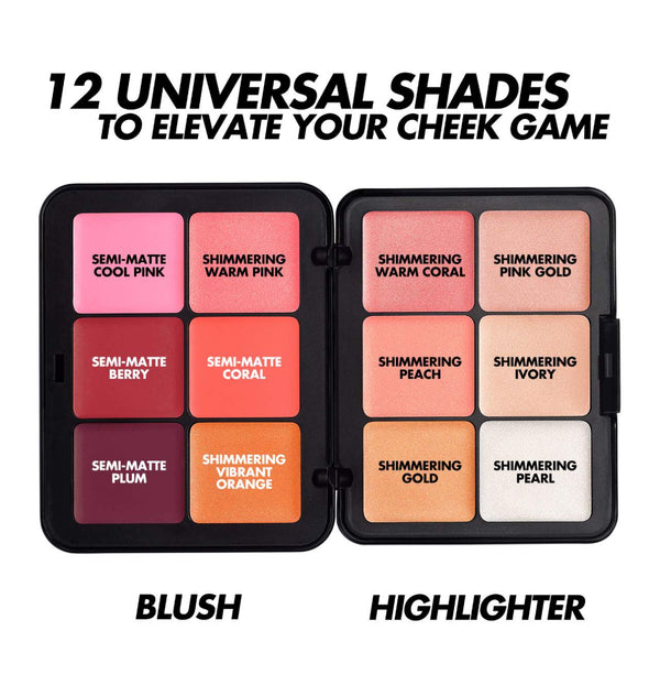 Make Up For Ever - HD Skin Blush & Glow Longwear Cream Face Palette *Preorder*