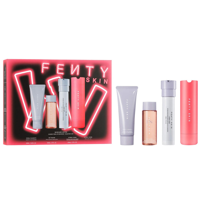 Fenty Skin - Skincare Lovers Cleanser, Toner, SPF Moisturizer + Collectors Case *Preorder*