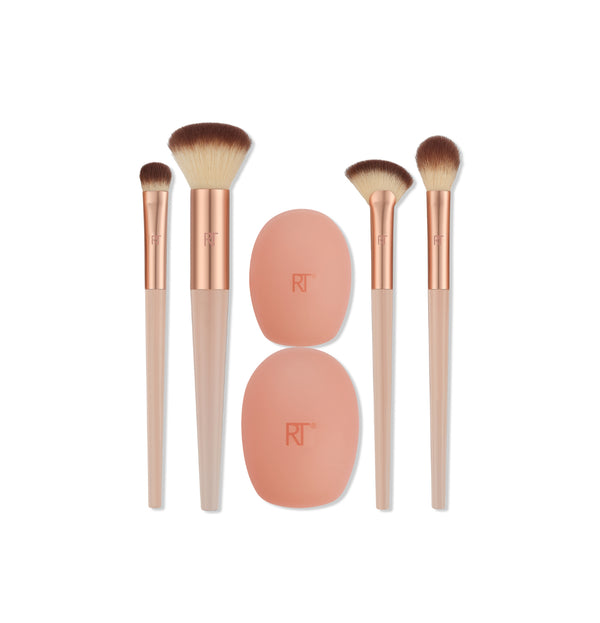 Real Techniques - Cherry On Top A Brighter Hue Base Brush Set *Preorder*