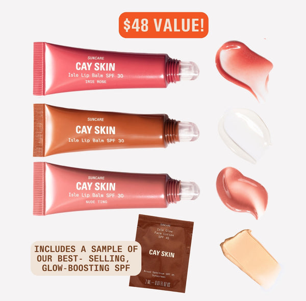 Cay Skin - Isle Lip Balm SPF 30 Holiday Lip Trio *Preorder*