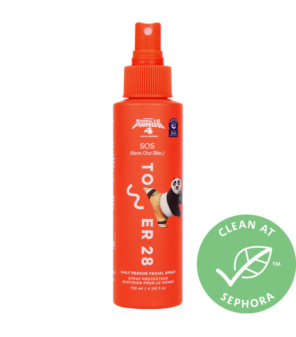Tower 28 x Kung Fu Panda 4 - SOS Save Our Skin Daily Rescue Facial Spray *Preorder*