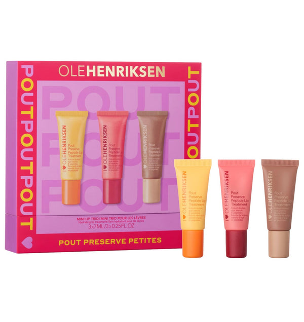 OLEHENRIKSEN - Pout Preserve Petites Mini Lip Trio with Peptides *Preorder*
