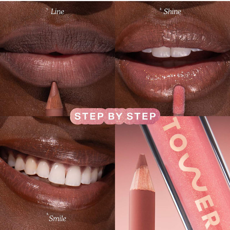 Tower 28 - Line + Shine Lip Liner and Lip Gloss Set *Preorder*