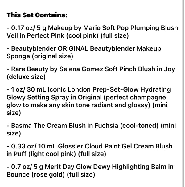 Sephora Favorites - Blush N’ Glow Blush Makeup Value Set *Preorder*