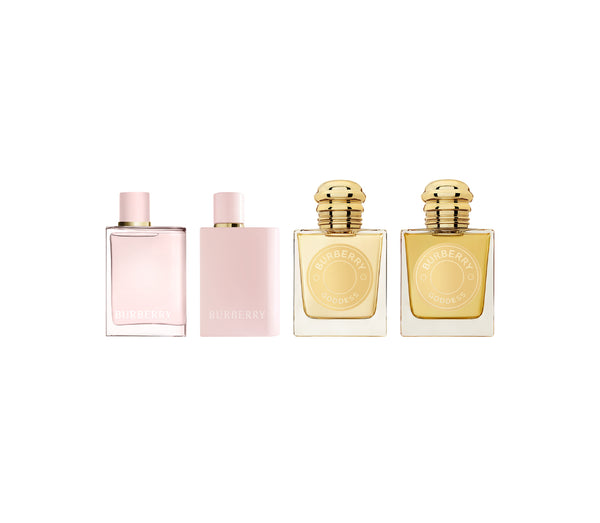 Burberry Her & Burberry Goddess 4 Piece Mini Holiday Gift Set *Preorder*