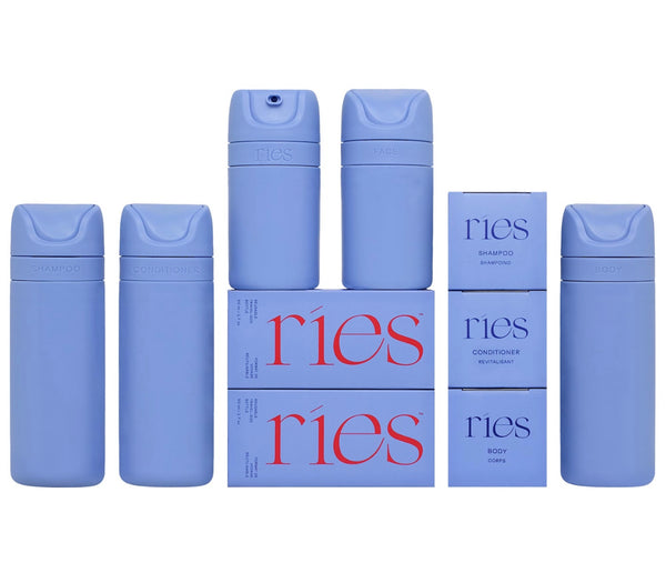 RIES - The Essential Refillable Travel Container Set - Blue *Preorder*