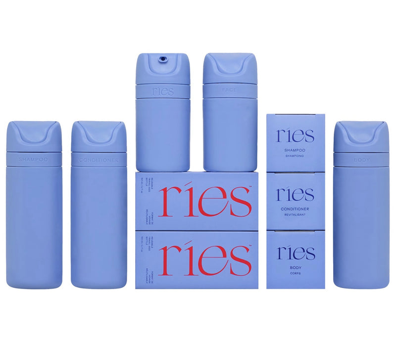 RIES - The Essential Refillable Travel Container Set - Blue *Preorder*