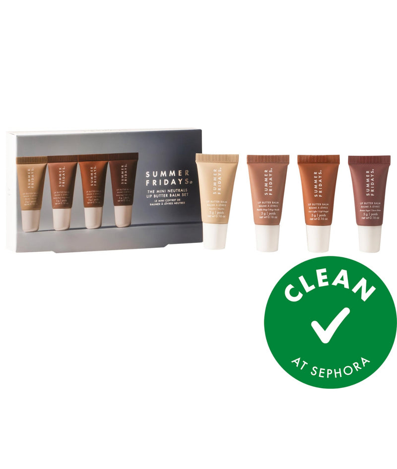 Summer Fridays - The Mini Neutrals Lip Butter Balm Set *Preorder*