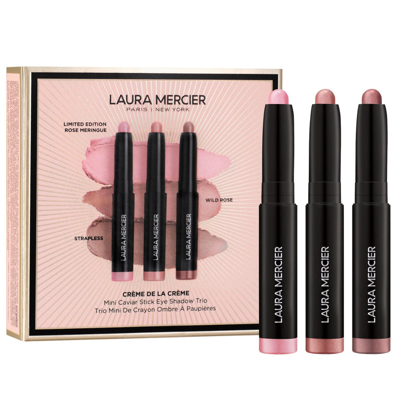 Laura Mercier - Mini Creme De La Creme Caviar Stick Eyeshadow Trio Gift Set *Preorder*