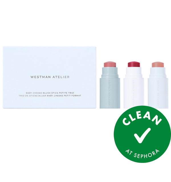 Westman Atelier - Mini Baby Cheeks Lip + Cheek Cream Blush Stick Trio Gift Set *Preorder*