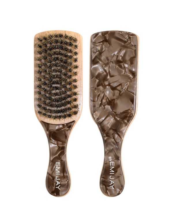 Emi Jay - Mini Board Bristle Smoothing Hair Brush in Toasted Sugar *Preorder*