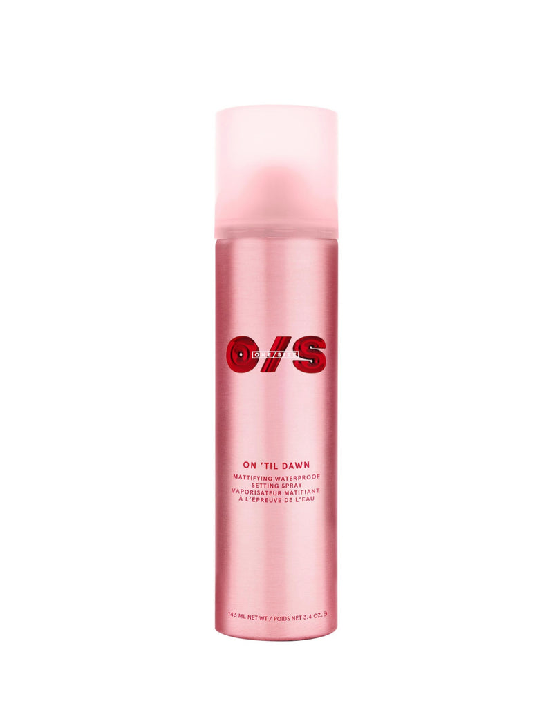 ONE/SIZE by Patrick Starrr
On 'Til Dawn Mattifying Waterproof Setting Spray *Preorder*