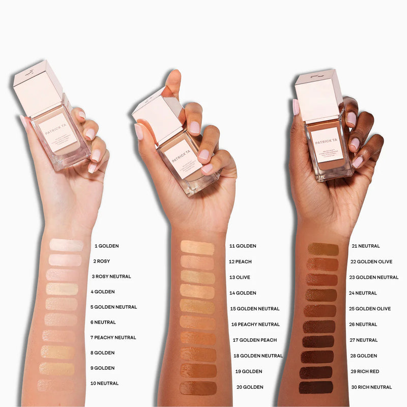 Patrick Ta - MAJOR SKIN HYDRA-LUXE LUMINOUS SKIN PERFECTING FOUNDATION *Preorder*