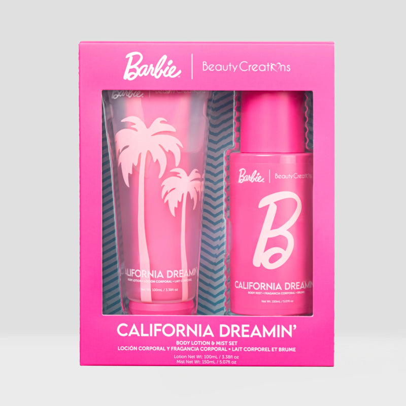 BARBIE "CALIFORNIA DREAMIN'" BODY LOTION AND SPRAY SET *Preorder*