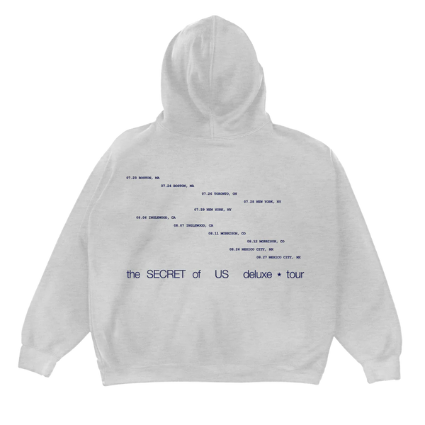 Gracie Abrams TSOU Deluxe Heather Grey Star Hoodie *Preorder*