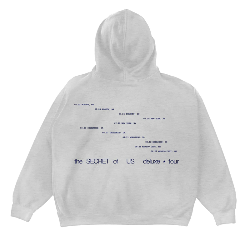 Gracie Abrams TSOU Deluxe Heather Grey Star Hoodie *Preorder*