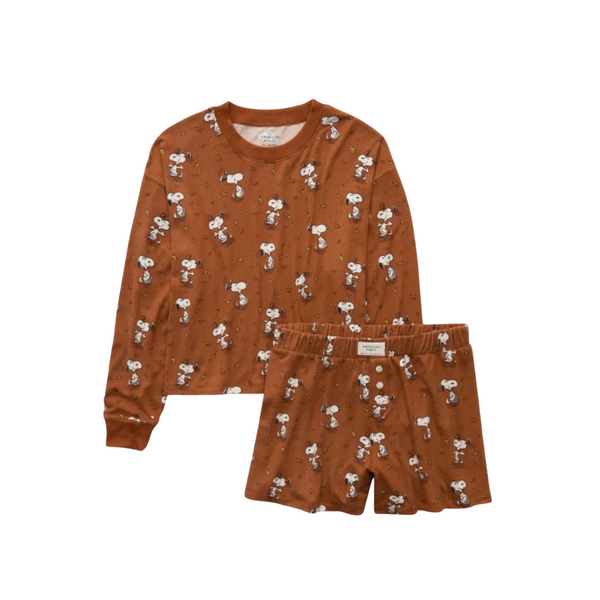 AE Luxe Plush Snoopy Halloween PJ Set *Preorder*