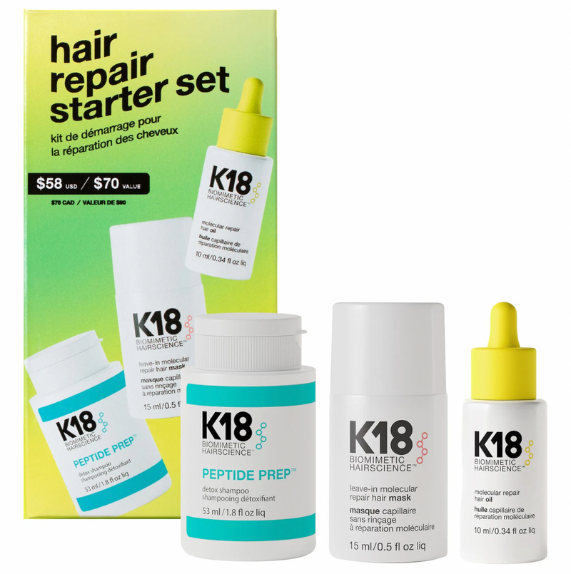 K18 Biomimetic Hairscience Hair Repair Starter Set *Preorder* – Naked ...
