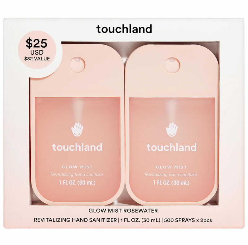 Touchland Glow Mist Revitalizing Hand Sanitizer Duo Set *Preorder*