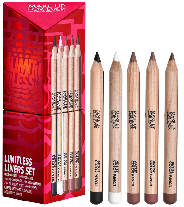 MAKE UP FOR EVER Mini Artist Color Pencil Lip & Eye Liner Set *Preorder