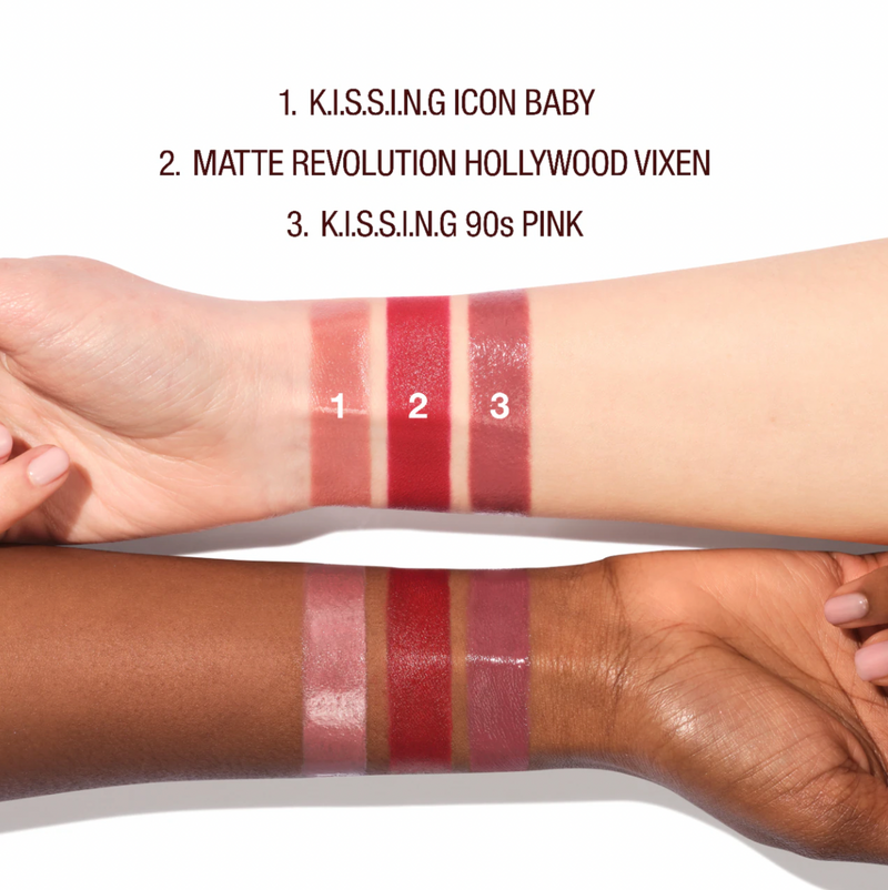 Charlotte Tilbury Mini Iconic Hollywood Lipstick Trio Set *Preorder*