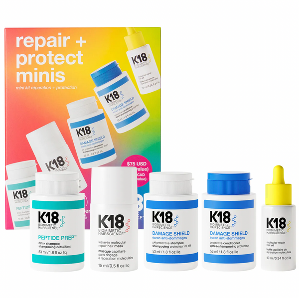 K18 Biomimetic Hairscience  Repair + Protect Minis Kit *Preorder*