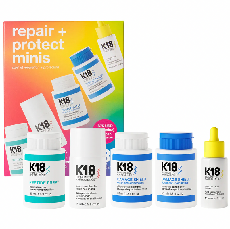 K18 Biomimetic Hairscience  Repair + Protect Minis Kit *Preorder*