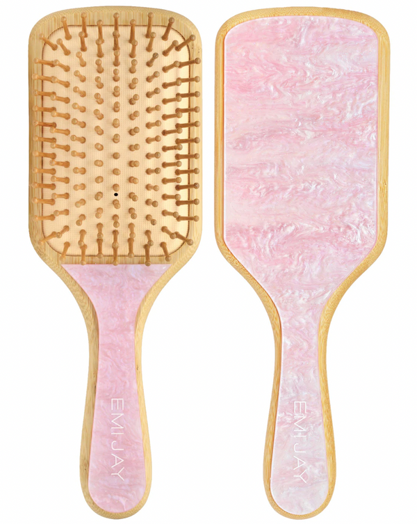 Emi Jay - Bamboo Paddle Hair Brush in Pink Sugar *Preorder*