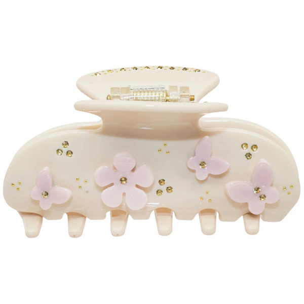 Emi Jay - Sweetheart Hair Claw Clip in Pink Angel Food *Preorder*