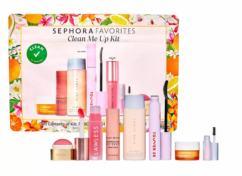 Sephora Favorites x Kohl's - Clean Me Up Makeup and Skincare Set *Preorder*
