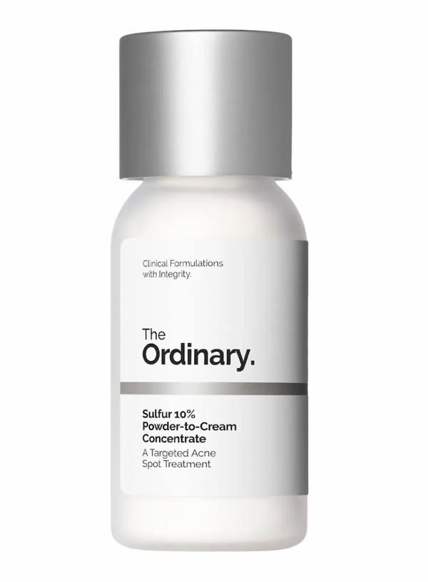 The Ordinary  Sulfur 10% Powder-to-Cream Concentrate Acne Spot Treatment *Preorder*