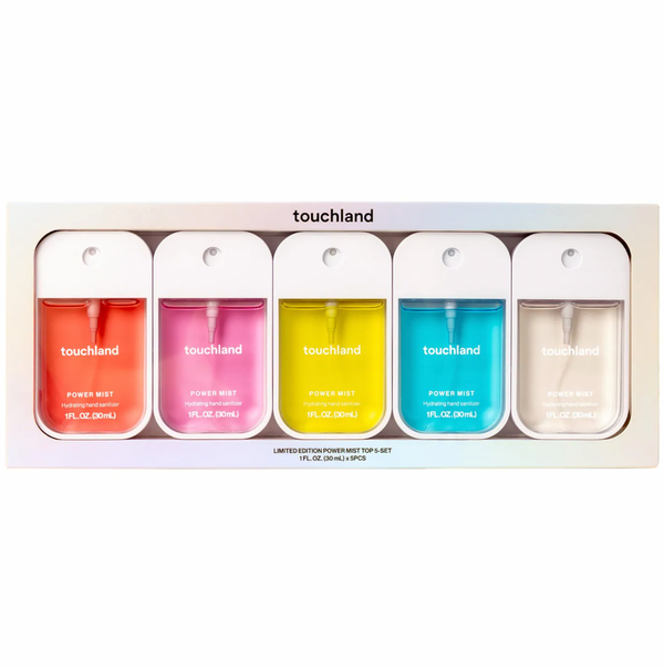 Touchland - Limited Edition Power Mist Hydrating Hand Sanitizer Top 5-Set *Preorder*