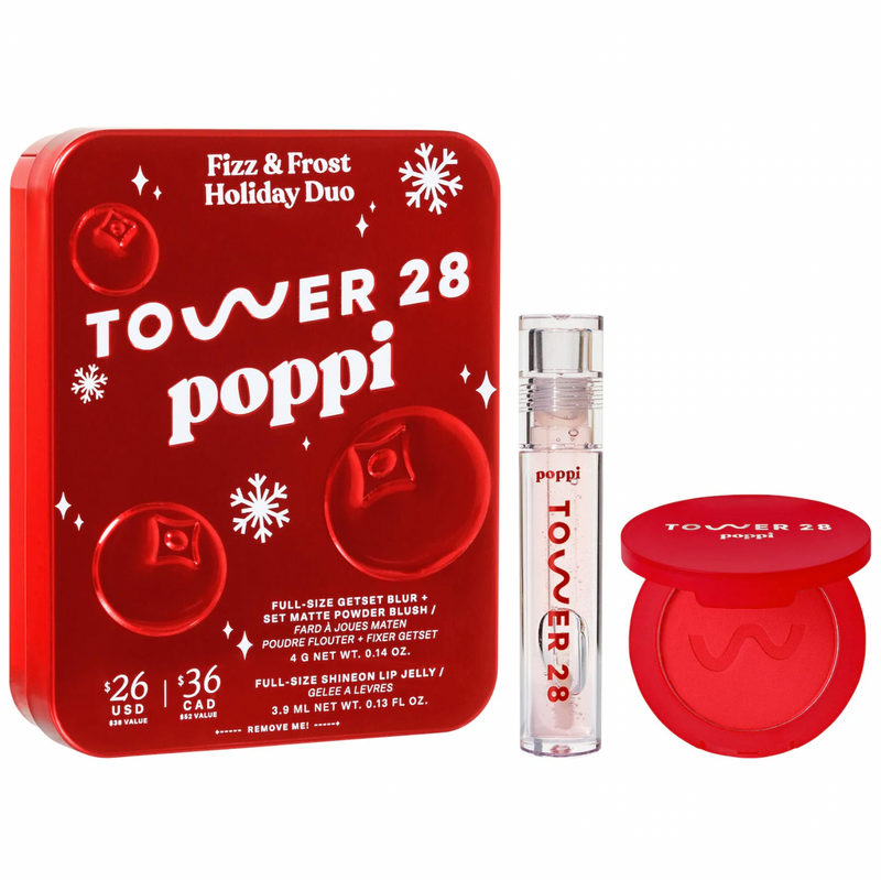 Tower 28 Beauty x Poppi Fizz + Frost Holiday Duo *Preorder*