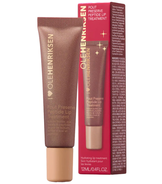 OLEHENRIKSEN - Pout Preserve Hydrating Peptide Lip Treatment "Cocoa Creme Glimmer" *Preorder*