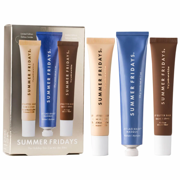 Summer Fridays - The Holiday Trio Set with Lip Butter Balm in Hot Cocoa & Toasted Marshmallow *Preorder*