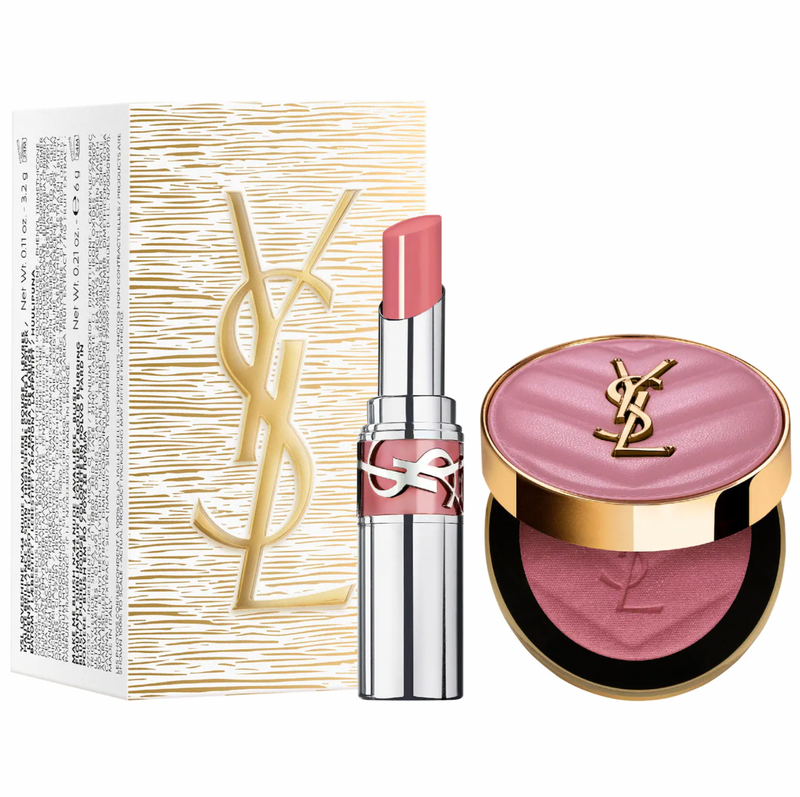 Yves Saint Laurent - YSL Iconic Pink Make Me Blush & Loveshine Lip Oil Stick Set *Preorder*