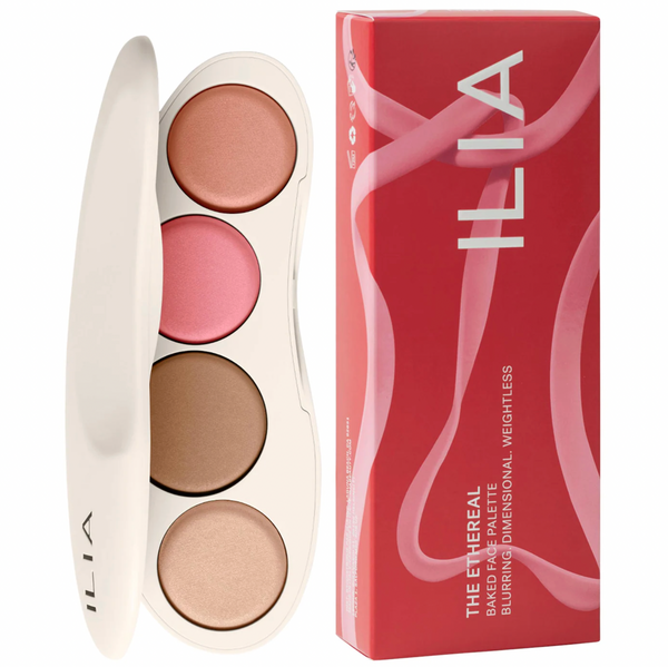 ILIA - The Ethereal Baked Face Palette - Long-Wear Bronzer, Highlighter & Blush *Preorder*