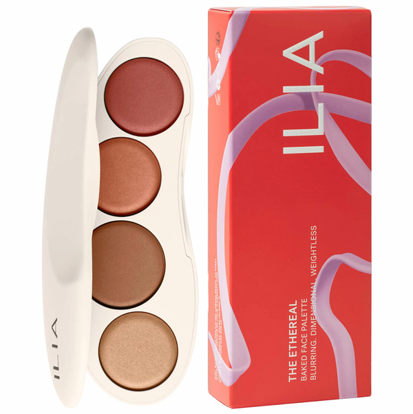 ILIA - The Ethereal Baked Face Palette - Long-Wear Bronzer, Highlighter & Blush *Preorder*