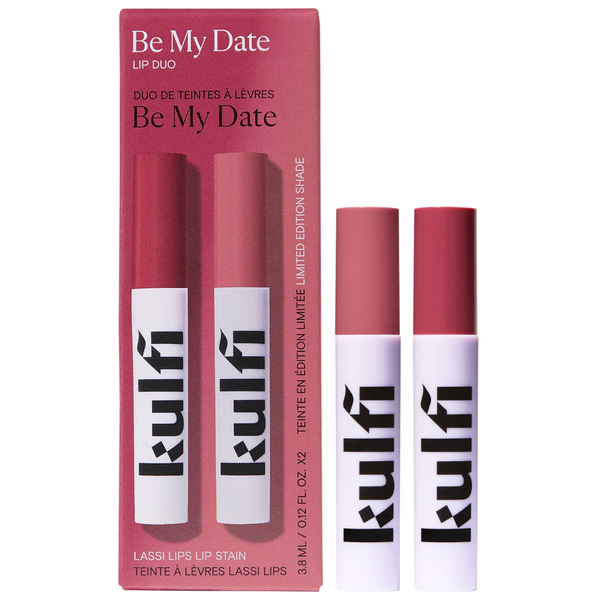Kulfi - Be My Date Lassi Lips Staining Lip Oil Duo Set *Preorder*